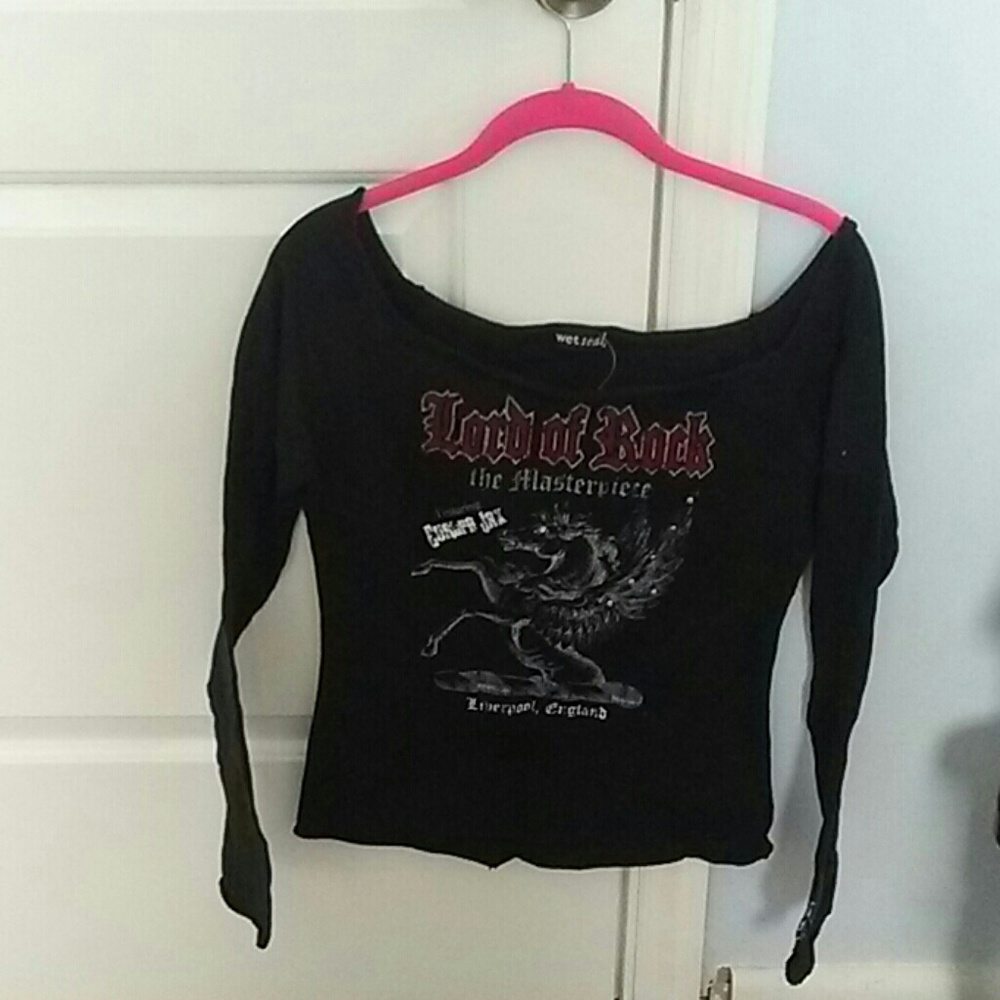 Wet Seal Off the Shoulder Shirt